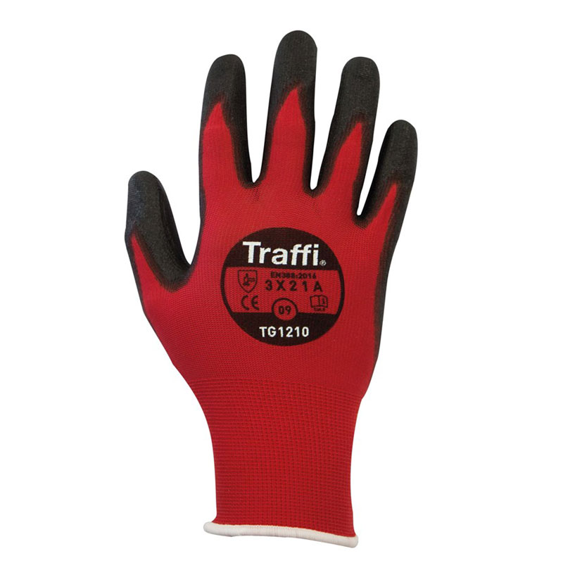 TraffiGlove Red TG1210 Lightweight Glove Size 11