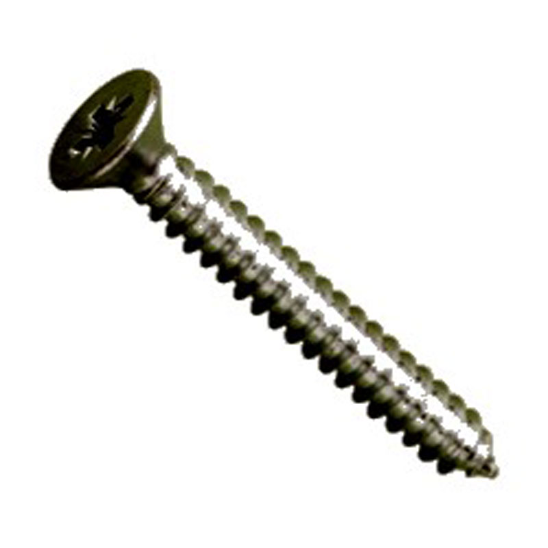 10x11/4" Countersunk Pozi Stainless Steel Self Tapping Screw