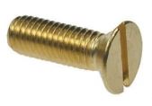 Brass Countersunk Slot Machine Screw