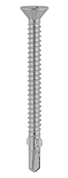 Countersunk Head Wing Tipped Light Section Tek Screws