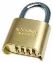 Stirling Brass Combination Padlock