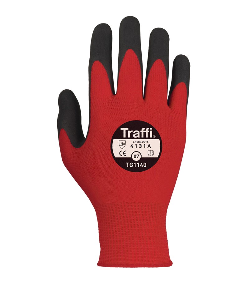 TraffiGlove Morphic Red