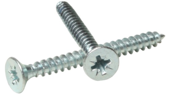 Twin Thread Countersunk Woodscrews