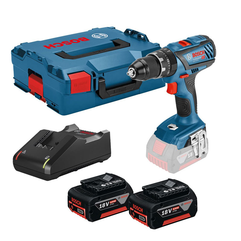 Bosch 18v Brushless GSB18V-55 Combi Drill Comes with 2 x 4.0ah 18v Batteries