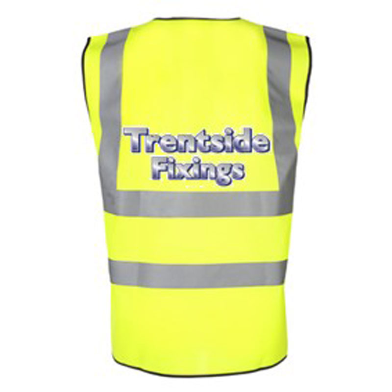 X-Large Yellow High Visibility Waistcoat