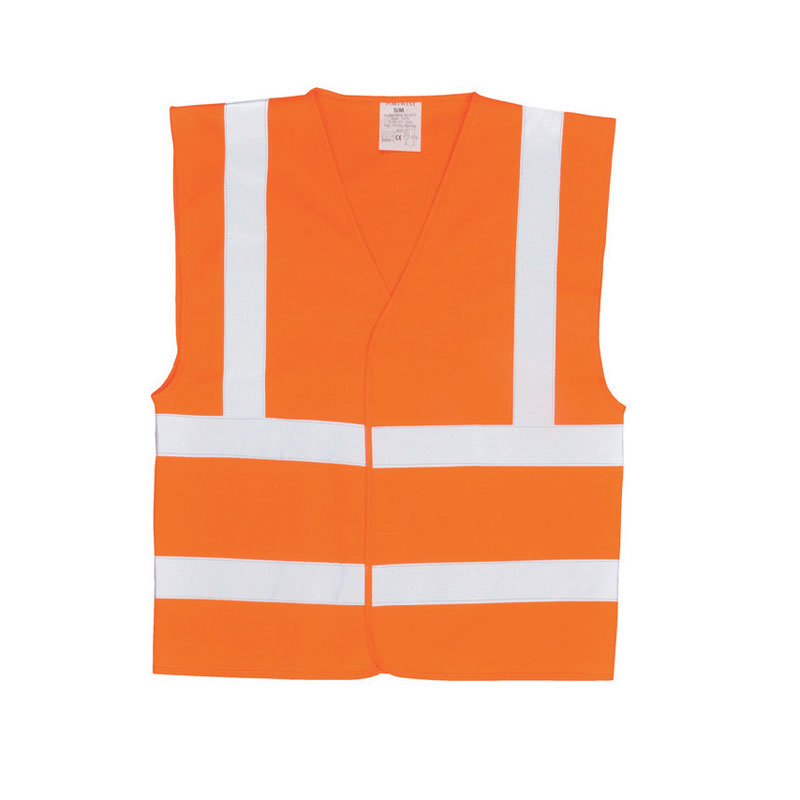 X-Large Orange High Visibility Waistcoat