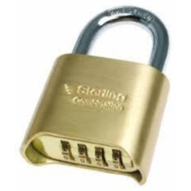 50mm Sterling Brass Combination Padlock