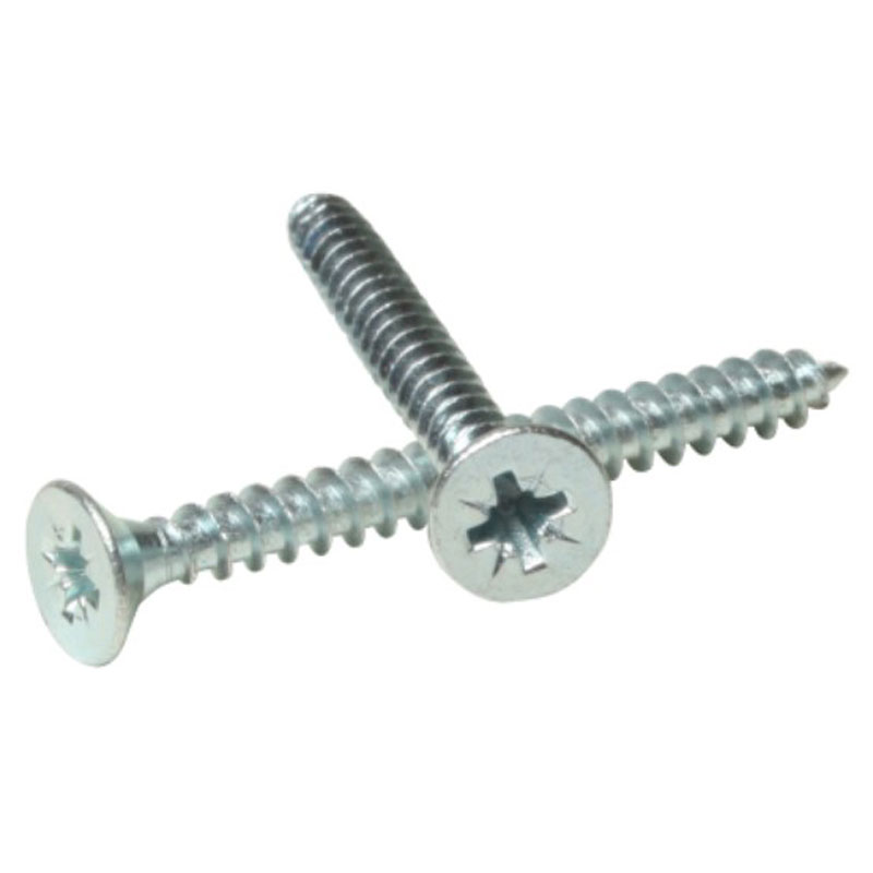 10x21/4 Inch Countersunk Pozi PZ2 Wood Screw