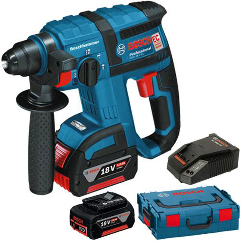 Bosch 18v GBH18VEC SDS+ Hammer Drill Comes with 2 x 5.0ah 18v Batteries