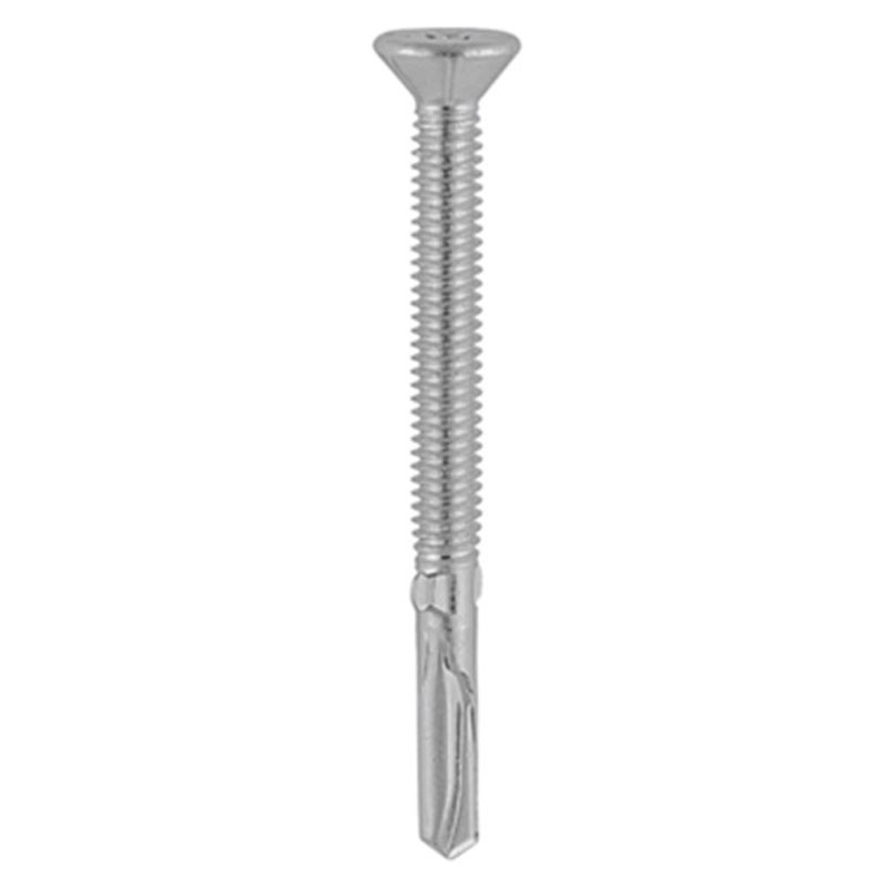 5.5x42mm Tek Screw Winged Countersunk PH3 Head