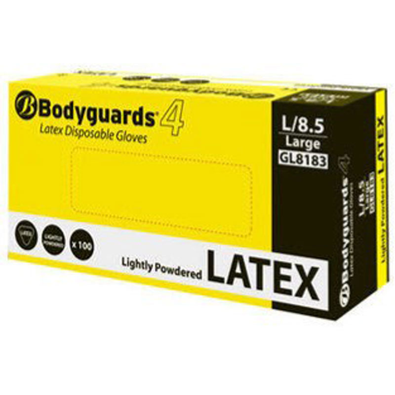 Latex Disposable Glove Size Medium