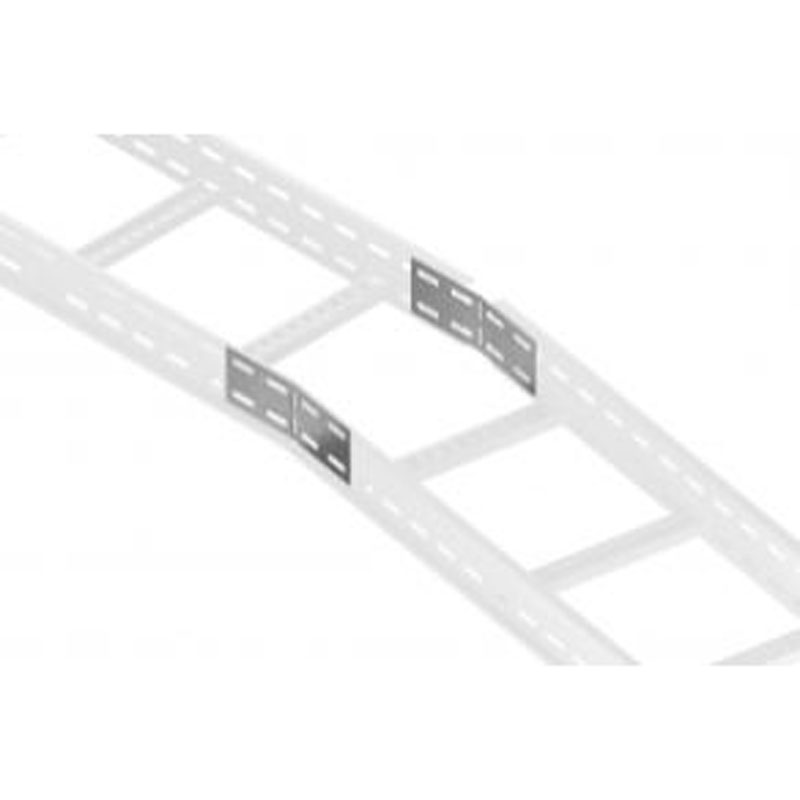 Bendable Splice Plate 100 deep range with fixings - hot dip galv