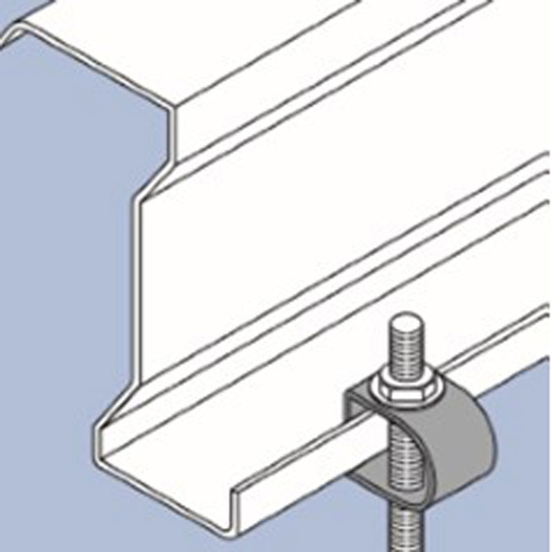 PD Purlin clamp for threaded rod