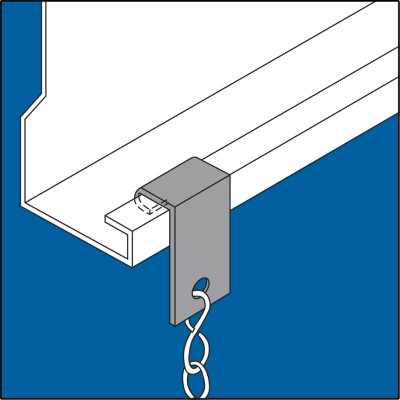 SM-125, Purlin clip for chain or wire