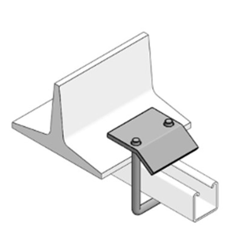 Beam Clamp C/W 150mm M10 U Bolt To Suit 41X41 Back To Back