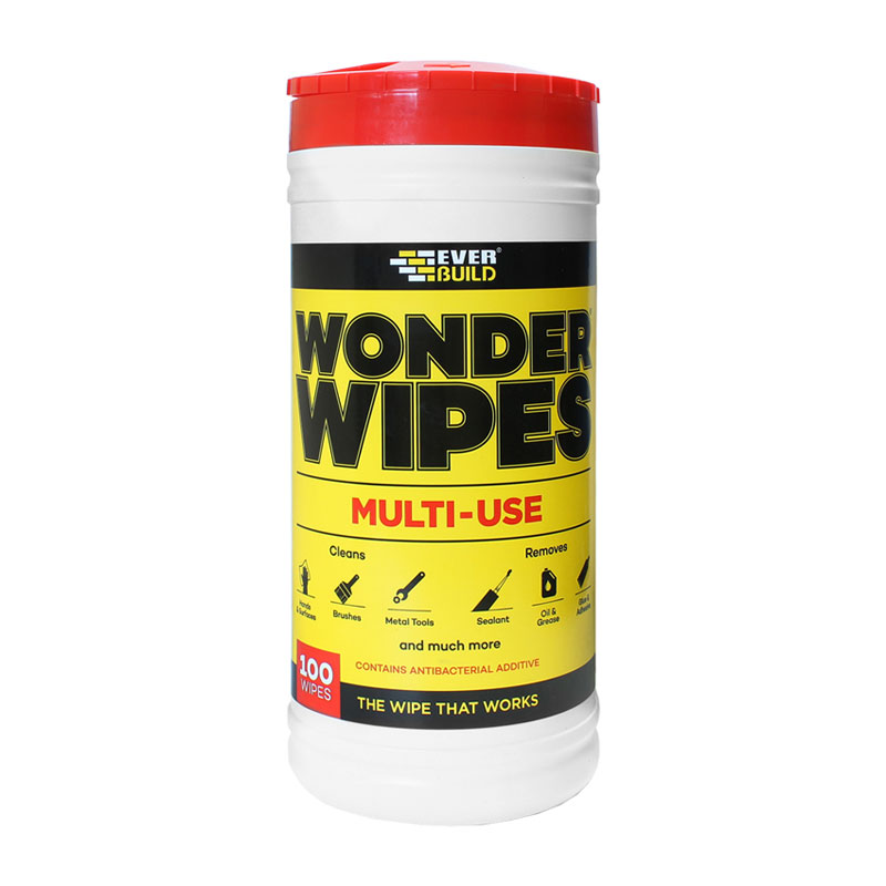 Everbuild Wonder WipesTub of 100 Wipes