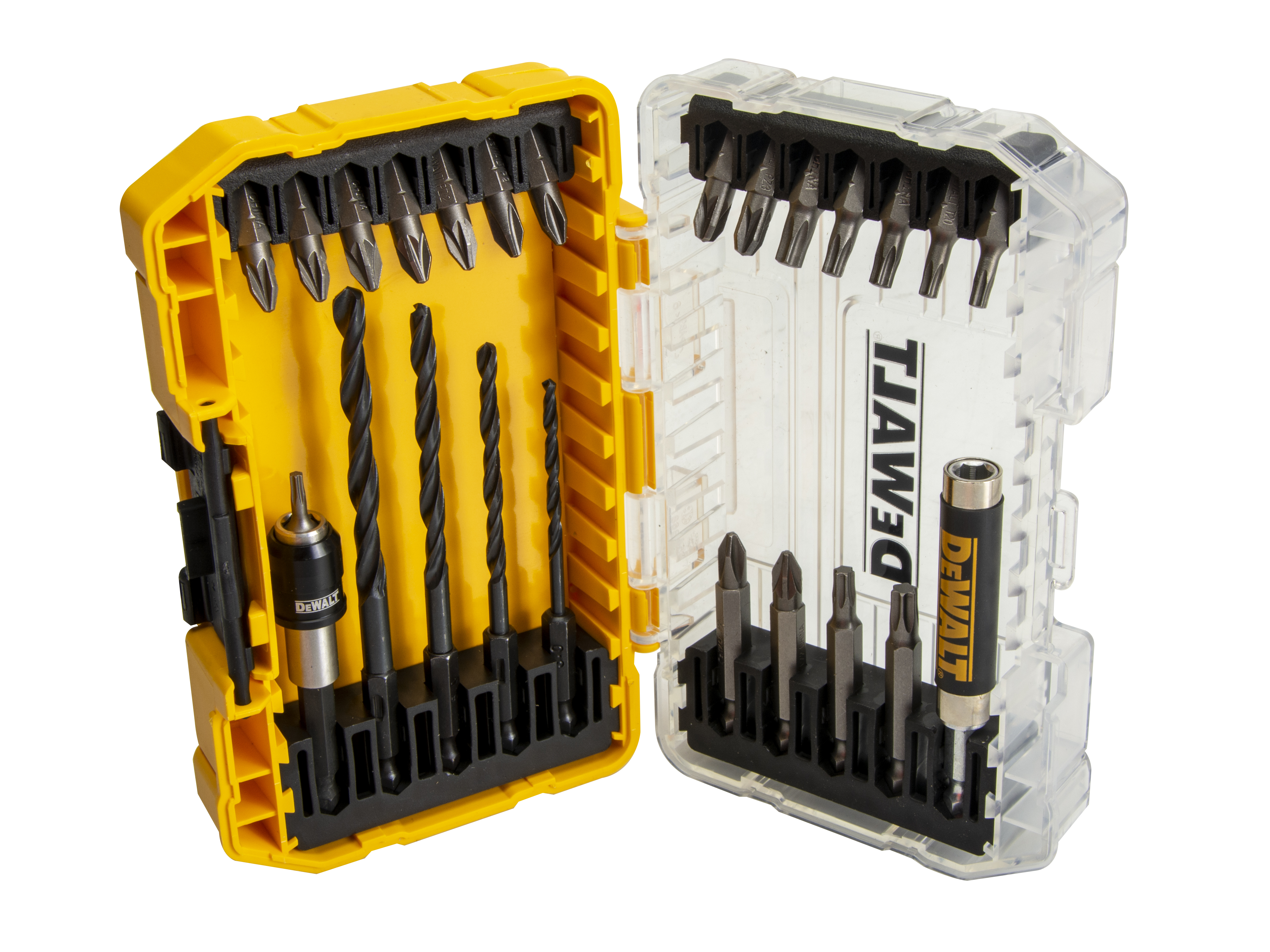 DEWALT 25 PIECE DRILL & SCREWDRIVER BIT SET