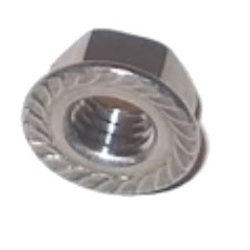 M10 Serrated Flange Nuts Zinc Plated